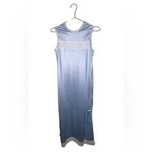 Vintage Blue Nightgown Chemise P2P 18”